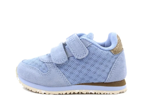 Woden Kids sneaker Ydun suede mesh blue skies